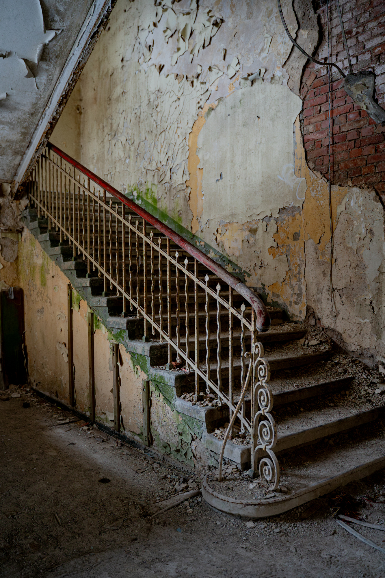 Johanniter Heilstätte Sorge – Detailansicht des Treppengeländers